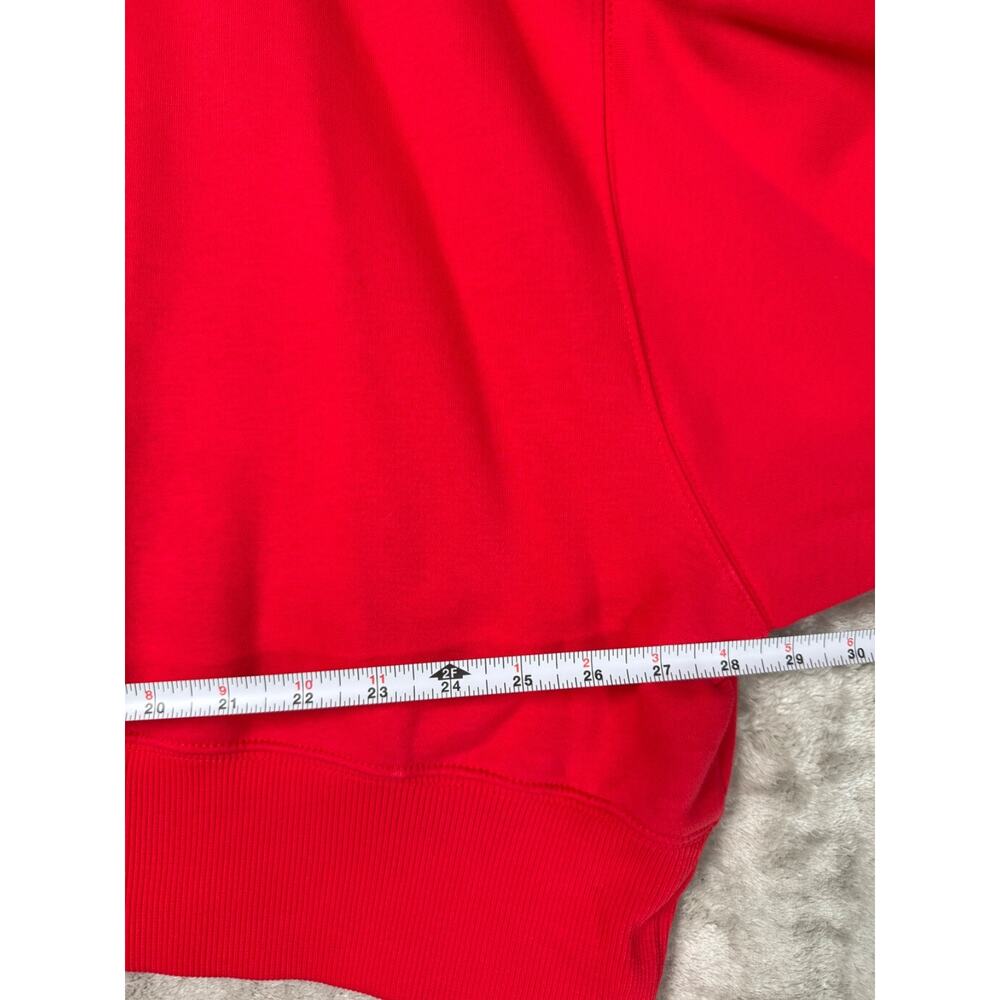 Nike Phoenix Fleece Oversized Crewneck Sweatshirt University Red Womens Size L - Picture 4 of 8